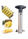 YNHIAG Kitchen Pineapple Corer &amp; Slicer Tool,Stainless Steel Pineapple Cutter for Easy Core Removal/Slicing,Super Fast Slicer/Corer Tool Saves You Time(Black)