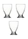 3-Piece Cin Cin Tumbler Set Clear