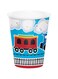 Creative Converting All Aboard Hot-Cups 16 Pieces, 9 Oz Capacity