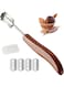 Azonee Premium Bread Lame Slashing Tool Bread Scorer Blade with Crafted Wooden Handle Dough Scoring Kinfe with 5 Blades and Protective Cover for Making Bread Tool