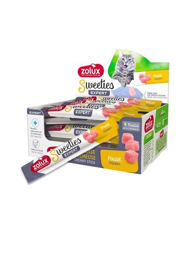 عصا دجاج كريمي للحيوانات الأليفة - (عبوة من 48 قطعة)