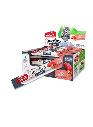 جمبري كريمي سويتيس للقطط - (عبوة من 48 قطعة)