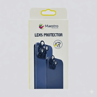 MAESTRO ANTI GLARE LENS PROTECTOR SILVER IPHONE 17 PRO/17 PRO MAX