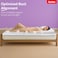 Kurlon Memory Foam Mattress Topper   Anti-Skid Fabric with Cool &amp; Copper Yarn   Adaptive Pressure Relief   Back Support   Optimal Comfort for All Sleep Positions   King Size (200x180x5)