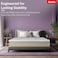 Kurlon HR Foam Mattress Topper   Pressure Relief   Anti-Skid Fabric   Cool &amp; Copper Yarn   Back Support &amp; Temperature Regulation   Anti-Sagging   2-Year Warranty   Queen Size 200 x 160 x 5 cm