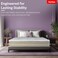 Kurlon HR Foam Mattress Topper   Pressure Relief   Anti-Skid Fabric   Cool &amp; Copper Yarn   Back Support &amp; Temperature Regulation   Anti-Sagging   2-Year Warranty   King Size 200 x 180 x 5 cm