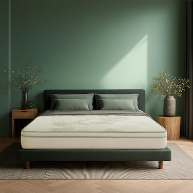 Pro Grid Mattress Medium Firm Feel Premium Knitted Fabric Double Layer Quilting Foam Wall Technology Airflow Pro Grid CloudEase &amp;amp; Supreme Support Foam Super King 200x200x25