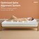 Sleepwell Memory Foam Mattress Topper, Extra Comfort &amp; Pressure Relief, Anti-Skid Surface with Cool Yarn, Enhanced Support &amp; Full Back Support, 2 Years Warranty, Queen Size   200 x 160 x 5 cm