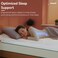 Sleepwell HR Foam Topper   Breathable High-Resilience Foam   Anti-Skid Surface   Pressure Relief   Temperature Control   Long-Lasting Support   2 Years Warranty   Queen Size   200 x 160 x 5