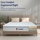 Sleepwell Executive Bonnell Spring Mattress, Firm Spinal &amp;amp; Full Back Support, Plush Top with Cool Foam &amp;amp; Anti-Skid Fabric, Eco-Friendly, Durable, 5-Year Warranty Queen   200x160x25 cm