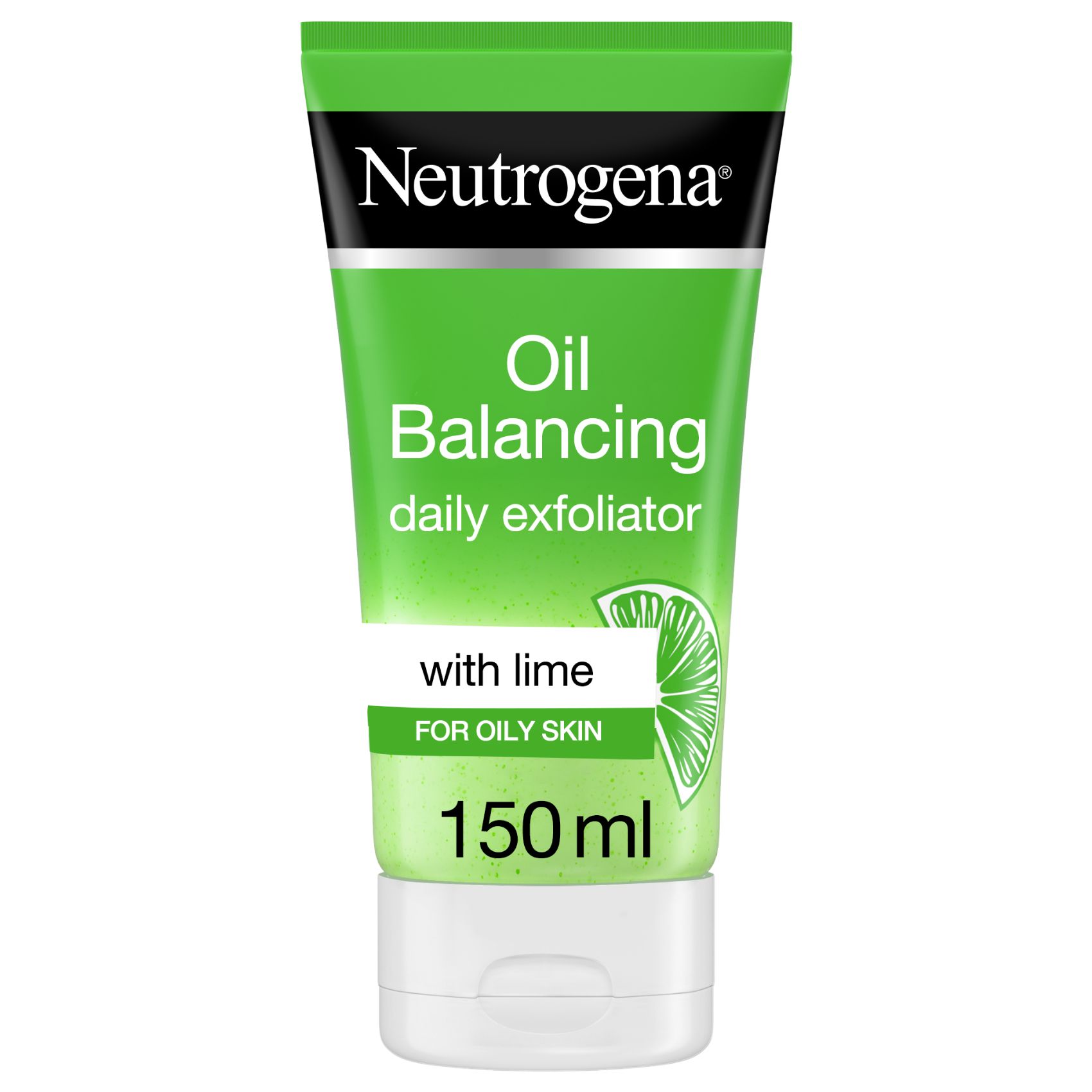 Neutrogena Oil Balancing Daily Exfoliator Lime and Aloe Vera For Oily Skin 150ml