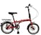 Vego Fold 16 Inch Single Speed Folding Bike, Red