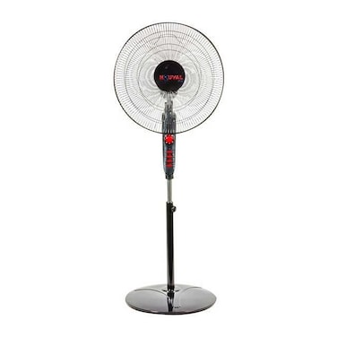 مروحة ستاند من نوفال، 18 بوصه - أسود