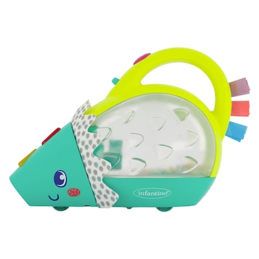 Infantino Push And Pop Musical Light Up Mini Vacuum Hedgehog Toy 6+ Months