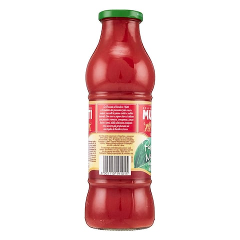 Mutti Passata Tomato Puree With Fresh Basil 400g