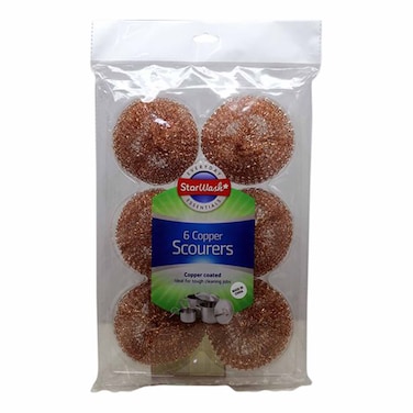 Starwash Copper Scourers 6Pk