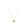 Aiwanto Necklace Neck Chain With Round Pendant Elegant Gold Necklace Beautiful Gift Womens Girls Necklace