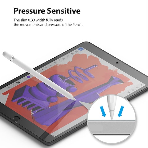 Ringke  - iPad 9th 2021 10.2&quot; / 7th / 8th Screen Protector-  Invisible Defender Full Coverage