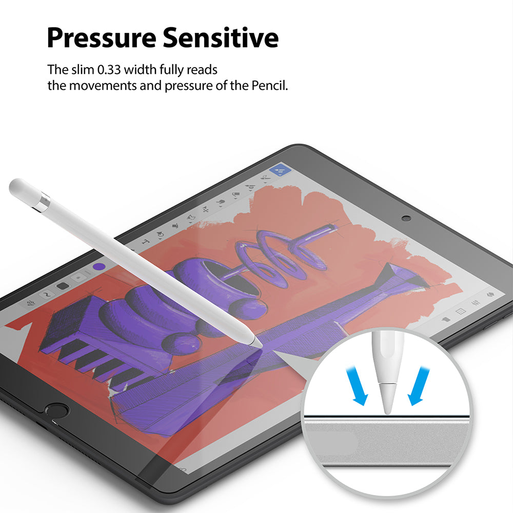 Ringke  - iPad 9th 2021 10.2&quot; / 7th / 8th Screen Protector-  Invisible Defender Full Coverage