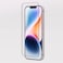 Levelo Levelo, Silicone Edge Clear Glass Anti-Static For iPhone 14 Plus / 13 Pro Max 6.7, Clear