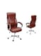 Sulsha Furniture Executive Ergonomic Office Chair, Computer Desk Chair, PU Leather, Steel Structure, Smooth Lumbar Support With Adjustable Height