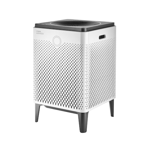 Coway Airmega 400 For Large Spaces, Green HEPA With Smart Air Quality Monitor Removes 99.98% Pollen Allergies Pet Dust Odours, Silent Auto Mode Clean With Long Life Multiple Filters, White