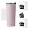 Nessan Double Wall Stainless Steel Vacuum Mug Pink 600ml