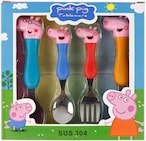 Buy PEPPA PIG SET KIDS SPOON 4 Pcs in UAE