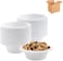 Lavish 500-Pack 12oz Heavy Duty Disposable Plastic Bowls For Dessert Ice Cream Snacks Soup Containers