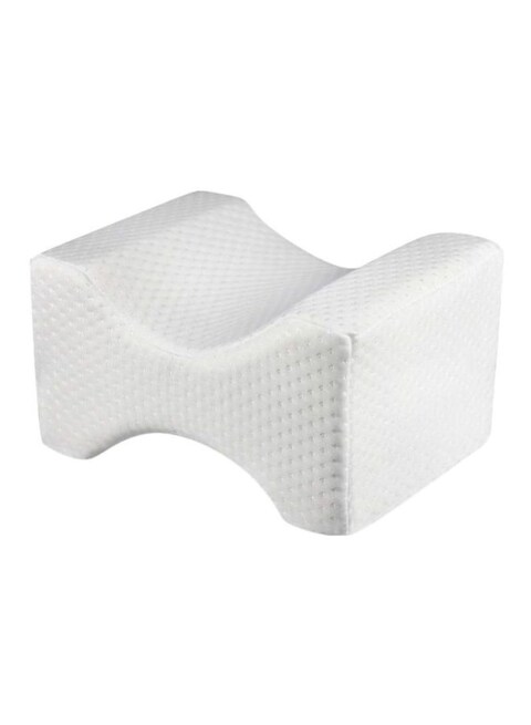 Generic - Leg Positioner And Knee Pillow Cotton White 26x21x15centimeter