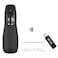 Generic-2.4GHz Wireless USB Powerpoint Presentation PPT Flip Pen Pointer Clicker Presenter with Built-in Reciver Red Light Remote Control for Teacher Lecturer Professor Scholar