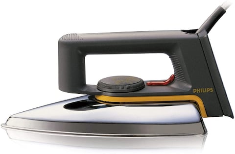 Philips Classic HD1172/27&nbsp;Dry 1000&nbsp;W Black Aluminium, Silver, Yellow&nbsp;Iron (220&nbsp;&ndash;&nbsp;240&nbsp;V)