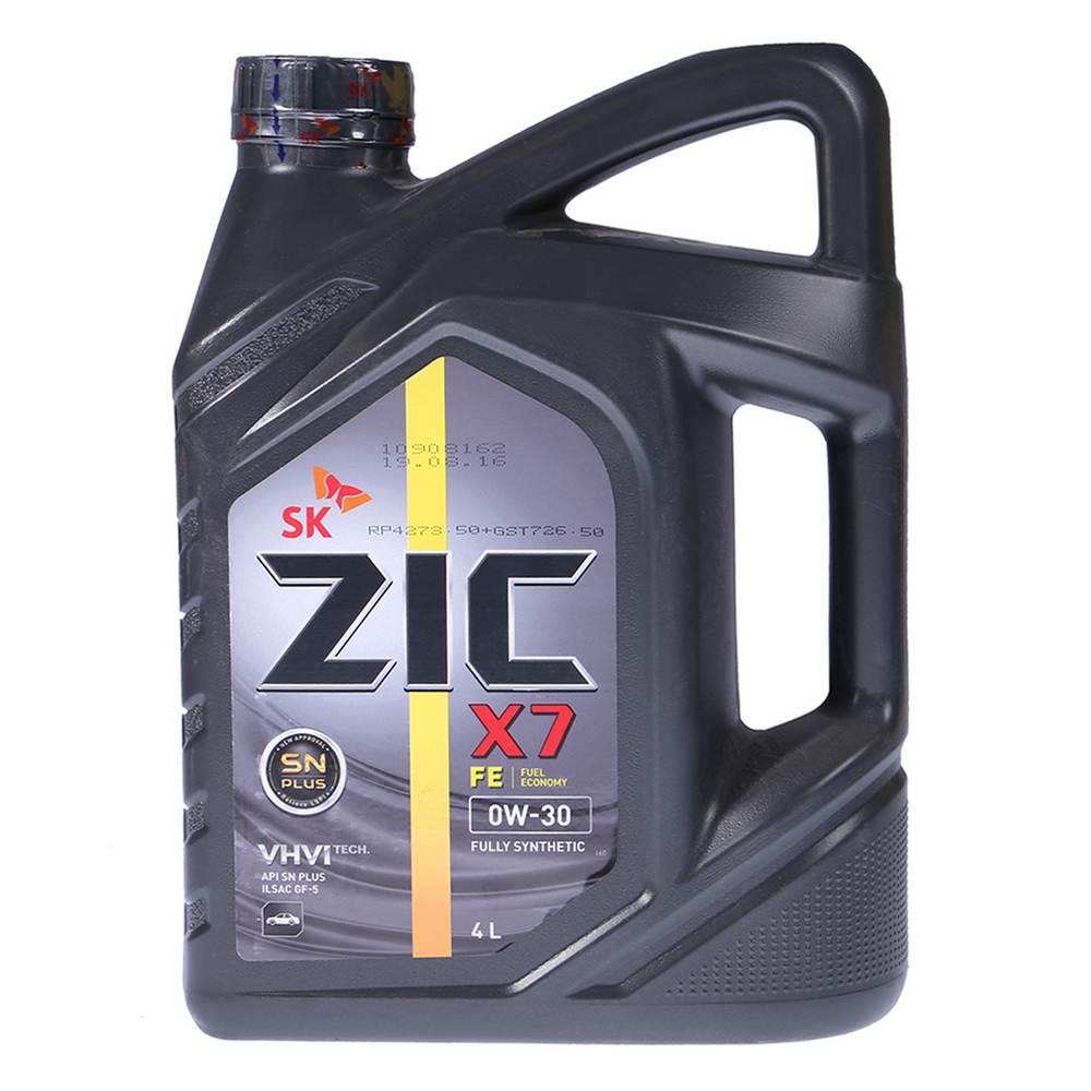 Zic X7 FE 0W-30 Motor Oil 4 lt