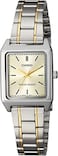 Casio - Women's Silver Dial Stainless Steel Band Watch - LTP-V007SG-9