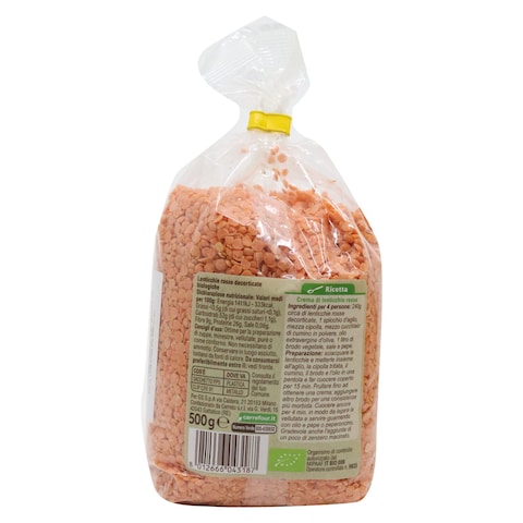 Carrefour Bio Organic Shelled Red Lentils 500g