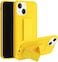 MARGOUN For iPhone Case Cover Finger Grip holder Phone Car Magnetic Multi-function Shockproof Protective Case Two-in-one Phone holder Case (Yellow, iPhone 13)