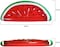 HEXAR&reg; Inflatable Pool Float Water Floating Hammock Swimming Pool Beach Floats Swimming Party Toy Summer Pool Raft Big Swimming Floating Bed/Air Mattress Swimming Float - WATERMELON