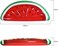 HEXAR&reg; Inflatable Pool Float Water Floating Hammock Swimming Pool Beach Floats Swimming Party Toy Summer Pool Raft Big Swimming Floating Bed/Air Mattress Swimming Float - WATERMELON
