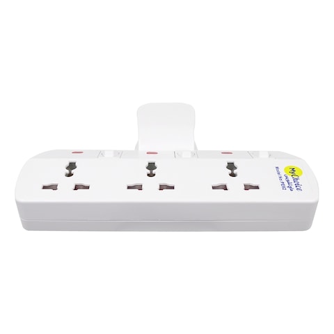 MyChoice 3-Way T-Shape Universal Wall Socket Adapter