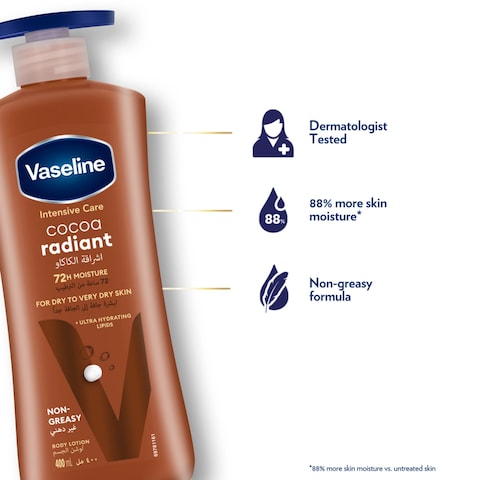 Vaseline Intensive Care Body Lotion Cocoa Radiant 400ml