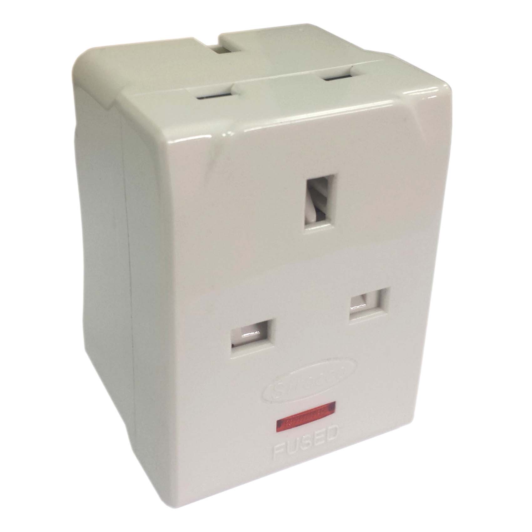 Sirocco 3 Way Adaptor WS928L White