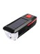 Generic Solar Powered Rechargeable Bike Light 11X3.5X4cm