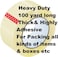 AL ARQAM Clear Packing Tape - 2 Inches x 100 Yards   Strong Heavy Duty Packaging Tape for Sealing Parcel Boxes, Moving Boxes, Houses, Large Postal Bags, Office Supplies (6 Rolls)