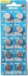 Vinnic AG10&nbsp;LR54&nbsp;L1131F Alkaline 1.5 V Batteries (Pack of 10)