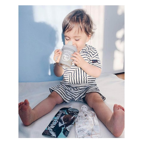 Twistshake Mini Sippy Cup 4+ Months 240ml Pastel Grey