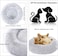 Vsell24 Fluffy Donut Style Soft Plush Machine Washable Self Calming Worming Cuddle Anti-Slip Base Circle Bed For Cats Puppies And Small Dogs Bed 60X52X46Cm