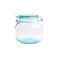GLASS STORAGE JAR 750ML BLUE