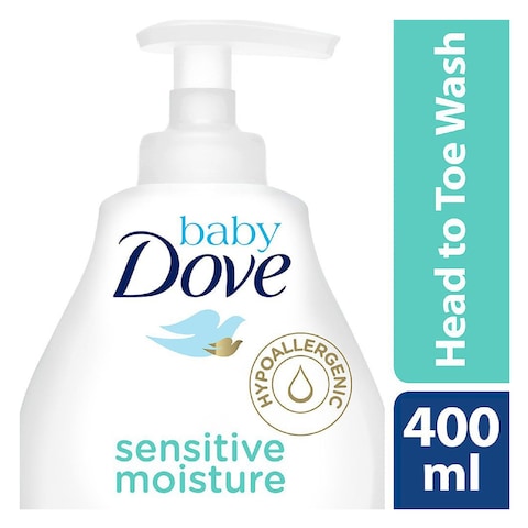 Dove Baby Head to toe Wash Sensitive 400Ml