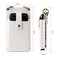 New Ladies Multifunctional Crossbody Vertical Mini Shoulder Bag/Mobile Phone Bag White
