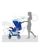 Moon Trek - One Fold Stroller -Persian Blue